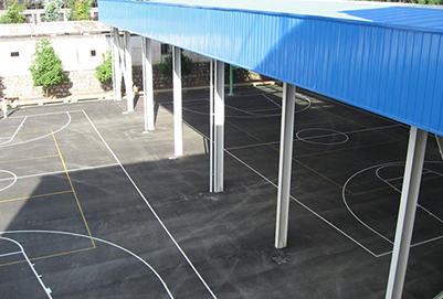 云南省贸易经济学校校园一角