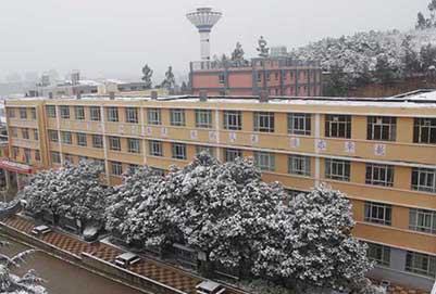 云南省林业高级技工学校校园冬景