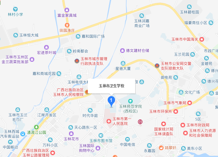 玉林市卫生学校地址在哪里