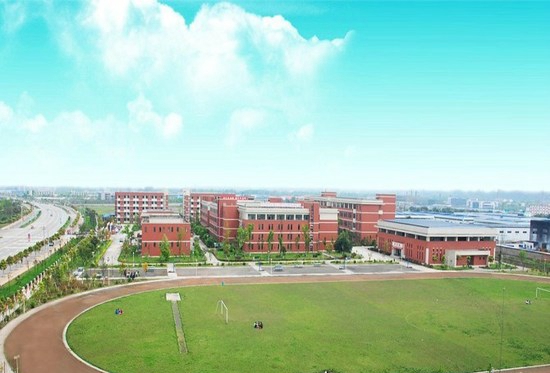 四川省邛崃市职业教育中心（成都技师学院邛崃分院）鸟瞰校园