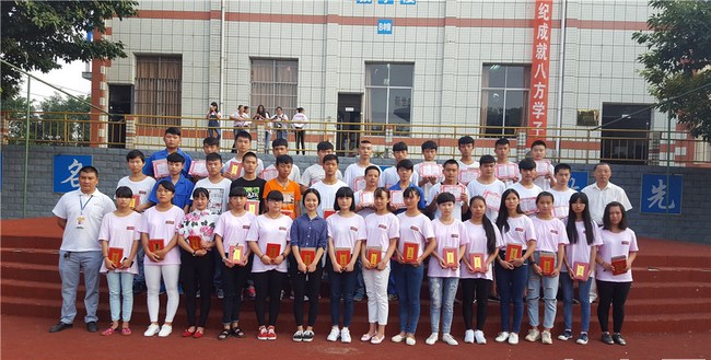 四川省乐山新世纪技工学校表彰优秀学生