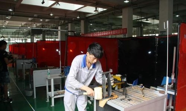 攀枝花技师学院(十九冶高级技工学校)建筑金属构造项目勇夺优胜奖