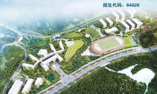 四川省达县职业高级中学(达川区职高)新校区规划图