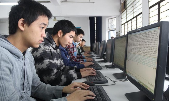 四川省电子商务学校（四川省粮食经济学校）计算机实训课