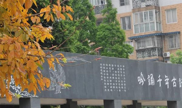 四川省双流建设职业技术学校诵诗长廊2